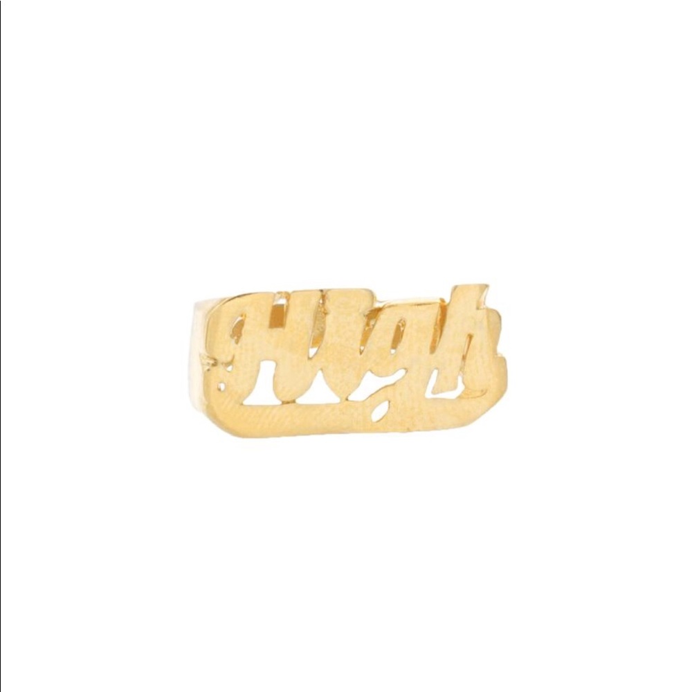 “HIGH” statement Ring - Mary Jane collection